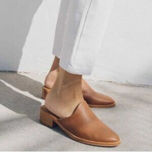 Soludos Leather Venetian Mule Tan Sz 9.5